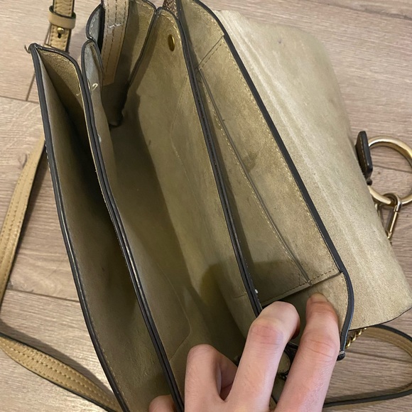 Chloe metallic goatskin small Faye crossbody bag - Picture 5 of 12